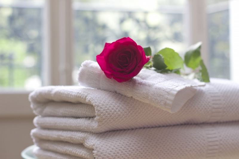 chambre-hote-ANTIBES-min_towel_rose_clean_care_salon_spa_white_bath-731641